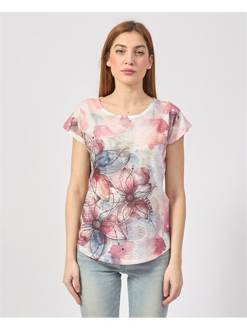 T-shirt donna Yes Zee con stampa sublimatica YES ZEE | T243-Y3022425